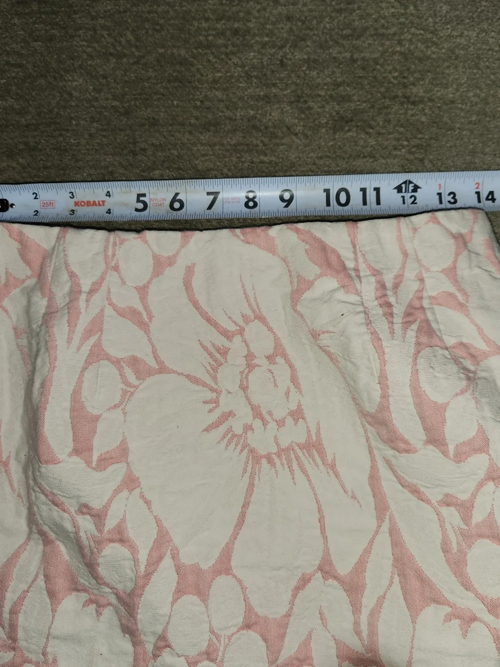 J. Crew Jacquard Pencil Skirt Floral Pink/white Size 8